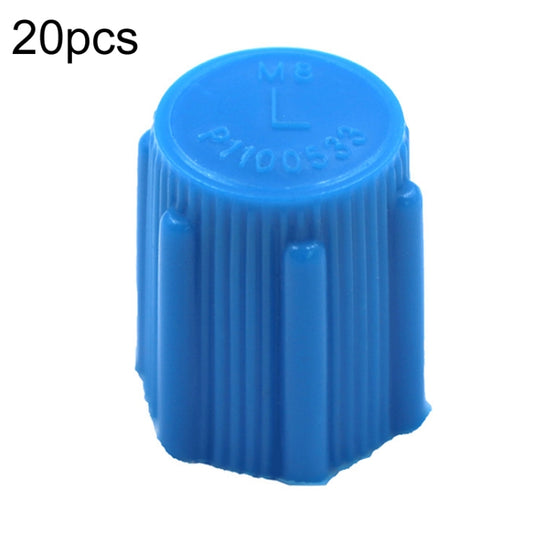 20pcs Automobile Air Conditioning Valve Plastic Dust Cap(High Pressure) - In Car by buy2fix | Online Shopping UK | buy2fix