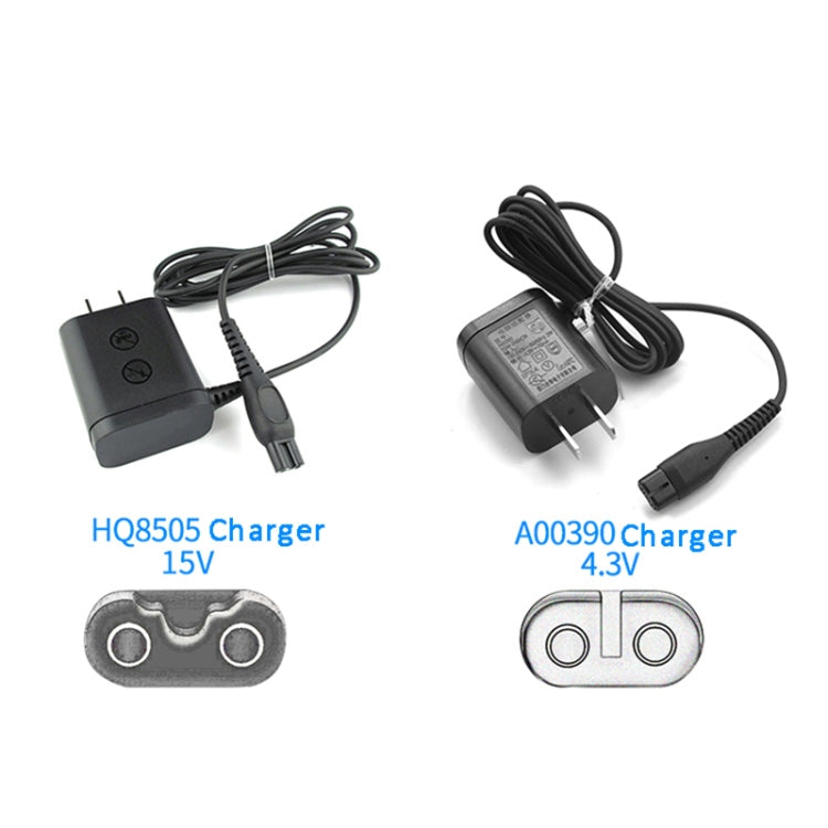 2pcs A00390 4.3V Shaver Adapter Charger for PHILIPS RQ310 RQ312 RQ311 RQ338 RQ331 S510 S511,US Plug - Accessories by buy2fix | Online Shopping UK | buy2fix