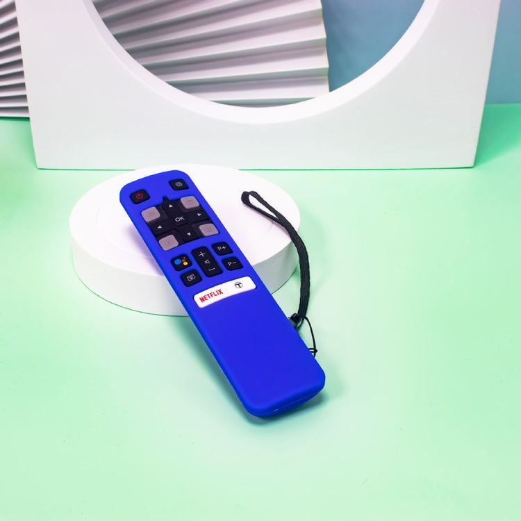 For TCL RC802V FMR1 FNR1 Y40 TV Remote Control Anti-Drop Silicone Protective Case(Blue) - Consumer Electronics by buy2fix | Online Shopping UK | buy2fix