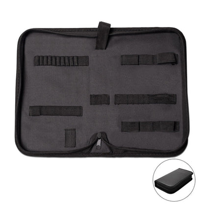 Zipper Storage Package Portable Multi-Function Tool Storage Bag, Style: E Leather+Canvas - Storage Bags & Boxes by buy2fix | Online Shopping UK | buy2fix