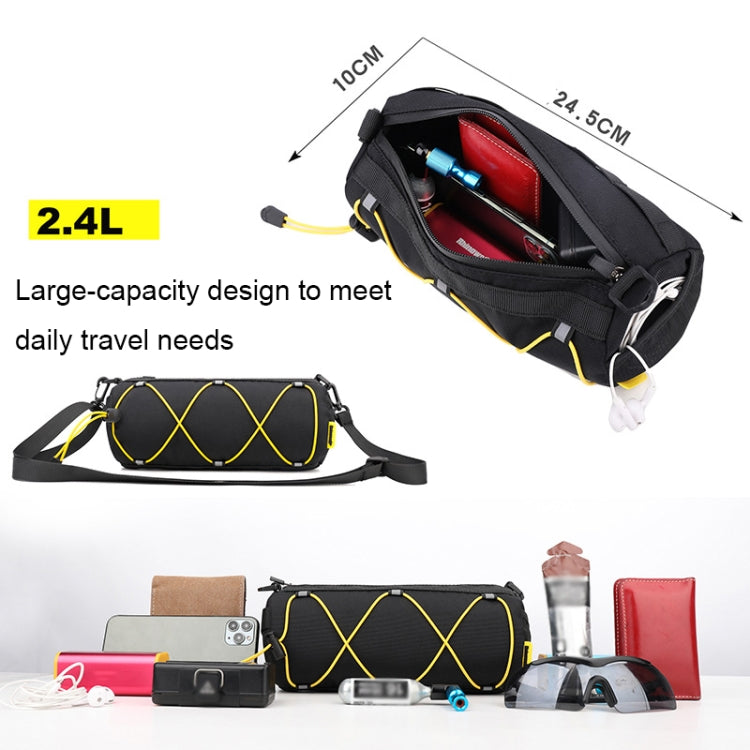 Rhinowalk RK9103 2.4L Outdoor Sports Cycling Front Bag Bicycle Waterproof Handlebar Bag(Black) - Bicycle Bags by buy2fix | Online Shopping UK | buy2fix
