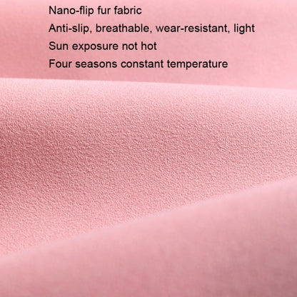 Flip-fur Car Cushion Breathable Ventilation Cushion for Four Seasons, Style: Long Rear Cushion(Pink) - In Car by buy2fix | Online Shopping UK | buy2fix