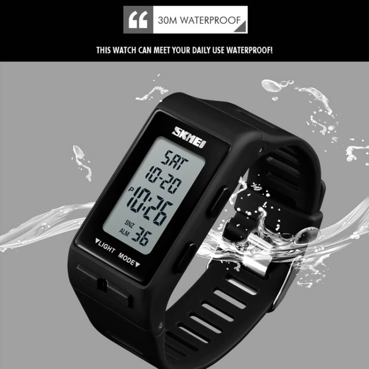 SKMEI 1362 Sports Electronic Watch Fashion Waterproof Countdown Children LED Watch(Blue) - LED Digital Watches by SKMEI | Online Shopping UK | buy2fix