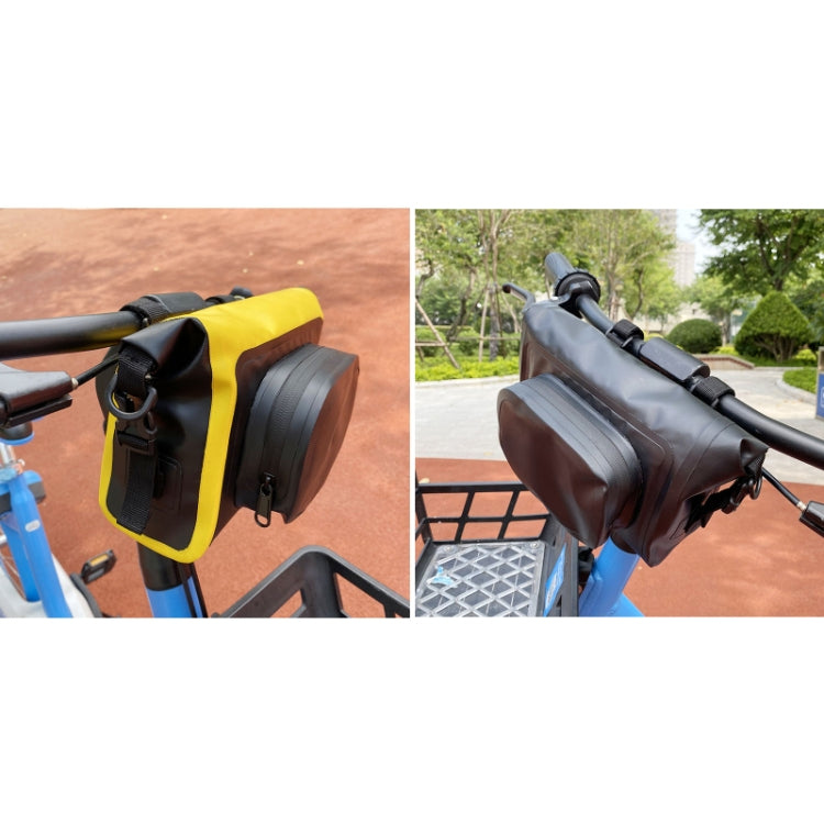 Bicycle Front Beam Waterproof Storage Hanging Bag(Yellow) - Bicycle Bags by buy2fix | Online Shopping UK | buy2fix