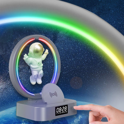 Y-558 Magnetic Levitation Astronaut TWS Bluetooth Speaker With RGB Light,Style: Silver Basic - Desktop Speaker by buy2fix | Online Shopping UK | buy2fix