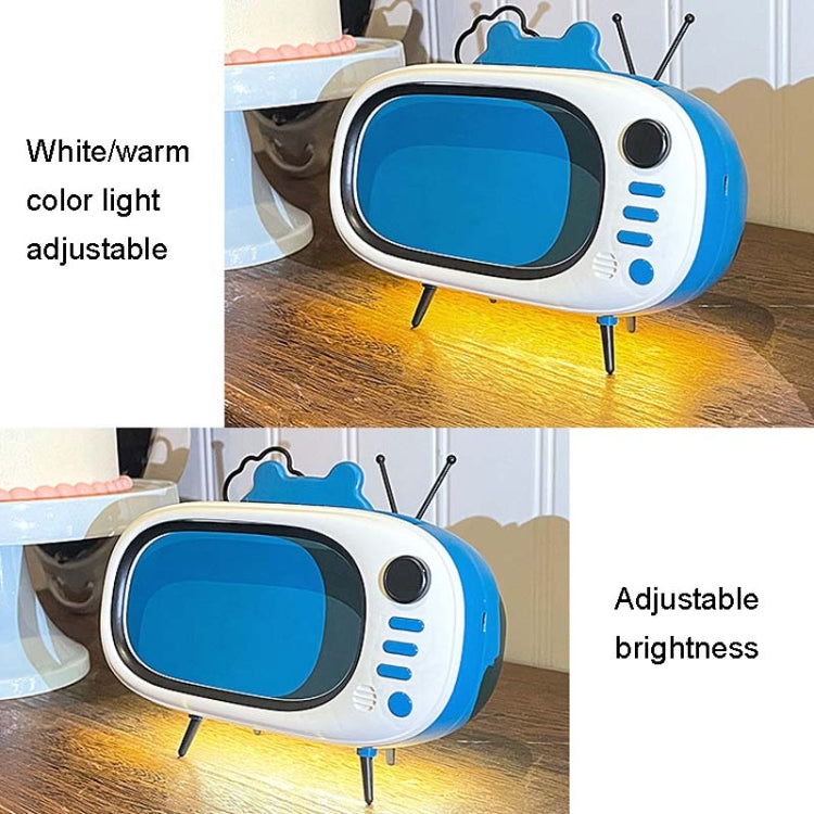 MHT739 With Light Retro TV Shape Phone Stand Desktop Lazy Stand, Color Random Delivery - Desktop Holder by buy2fix | Online Shopping UK | buy2fix