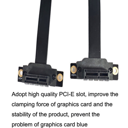 PCI-E 3.0 1X 90 Degrees Graphics Card / Wireless Network Card Extension Cable, Cable Length: 25cm -  by buy2fix | Online Shopping UK | buy2fix