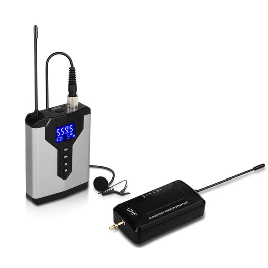 Q6 1 Drag 1 Wireless Lavalier USB Computer Recording Microphone Live Phone SLR Lavalier Microphone - Consumer Electronics by buy2fix | Online Shopping UK | buy2fix