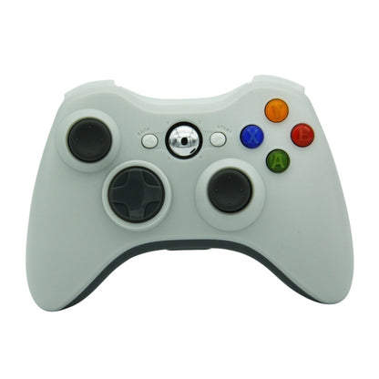 For Microsoft Xbox 360 / PC XB13 Dual Vibration Wireless 2.4G Gamepad With Receiver(White) - Gamepad by buy2fix | Online Shopping UK | buy2fix