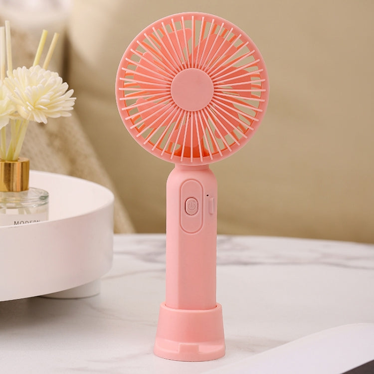 M9 Handheld Mini Fan Outdoor USB Charging Desktop Fan 1500mAh(Pink) - Consumer Electronics by buy2fix | Online Shopping UK | buy2fix