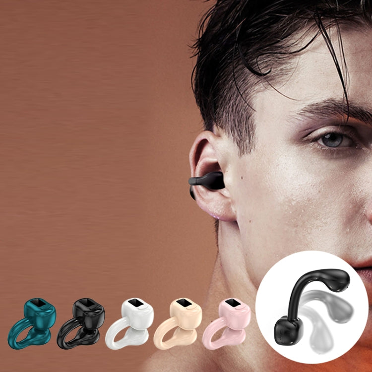 M10 IPX5 Waterproof Ear Clip Bluetooth Earphones, Style: Doble Black - Bluetooth Earphone by buy2fix | Online Shopping UK | buy2fix