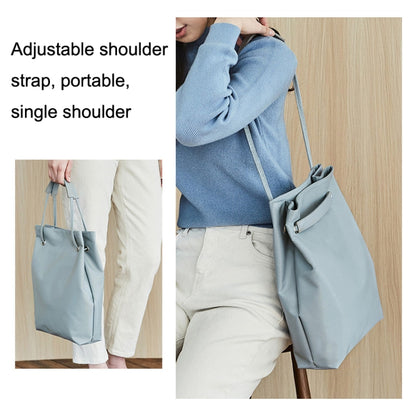 For Apple Macbook Shoulder / Handheld / Messenger Computer Bag, Size: Large(Lake blue+gray PU Power Bag) -  by buy2fix | Online Shopping UK | buy2fix