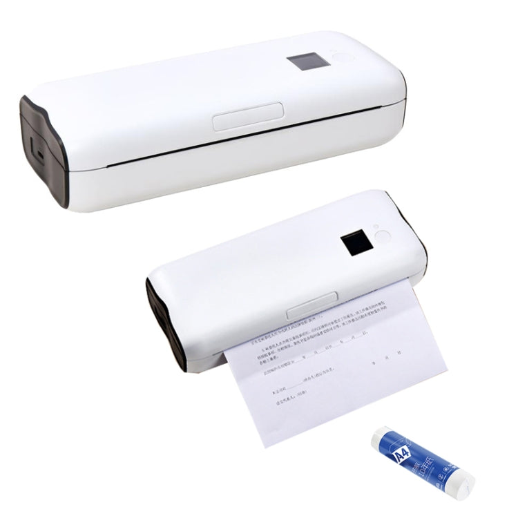 Home Small Phone Office Wireless Wrong Question Paper Student Portable Thermal Printer, Style: Bluetooth Edition+200pcs A4 Paper - Consumer Electronics by buy2fix | Online Shopping UK | buy2fix
