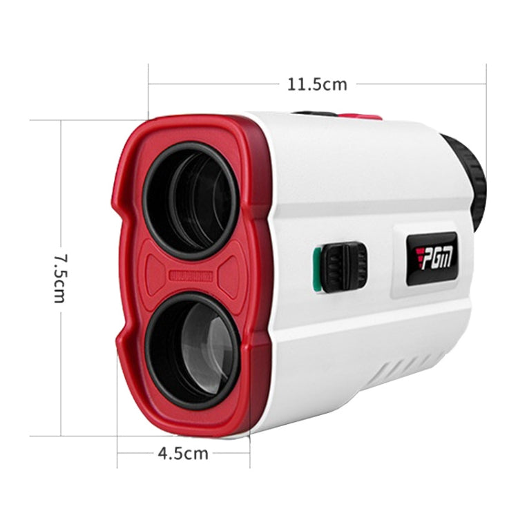 PGM JQ015 IP54 Waterproof Golf Laser Distance Meter Telescope, Measuring Distance: 600m(White) - Binoculars by PGM | Online Shopping UK | buy2fix