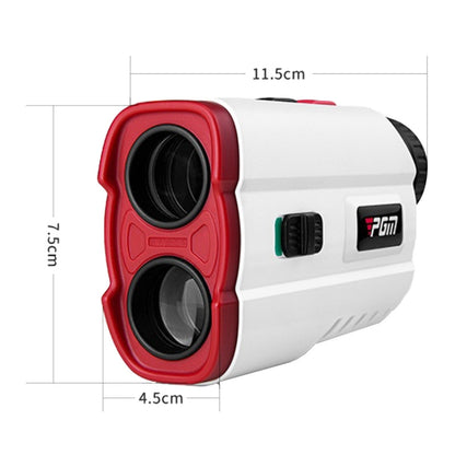 PGM JQ015 IP54 Waterproof Golf Laser Distance Meter Telescope, Measuring Distance: 600m(White) - Binoculars by PGM | Online Shopping UK | buy2fix