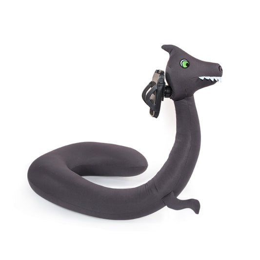 Dinosaur Phone Holder Neck Pillow Lazy Hanging Neck U-shaped Pillow(Dark Gray) - Cushions & Pillows by buy2fix | Online Shopping UK | buy2fix