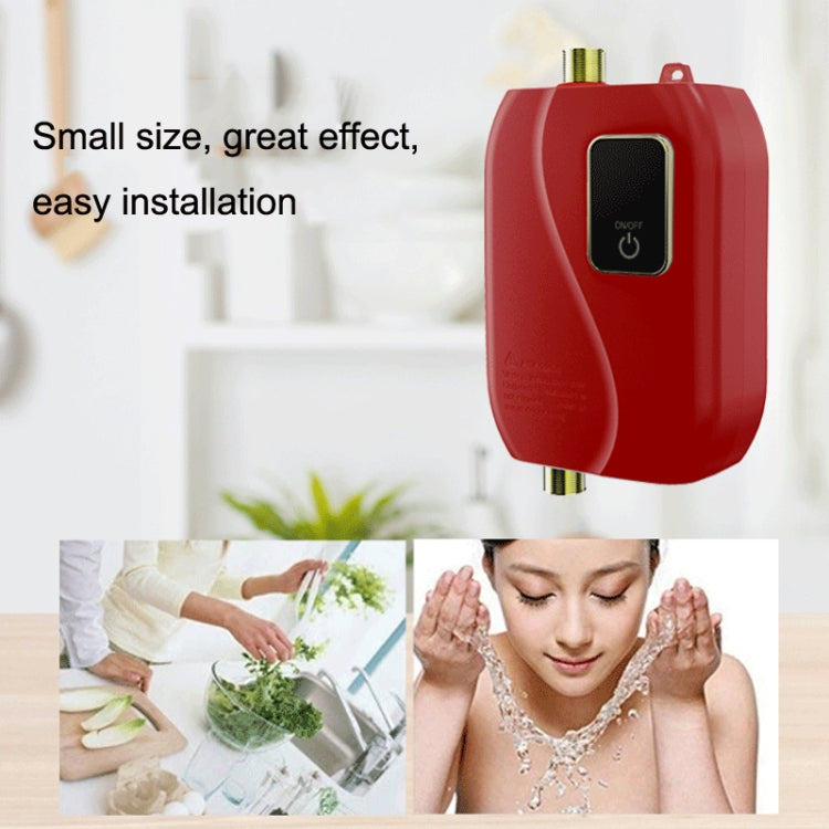 Instant Water Heater Mini Kitchen Quick Heater Household Hand Washing Water Heater US Plug(White) - Water Heaters & Parts by buy2fix | Online Shopping UK | buy2fix