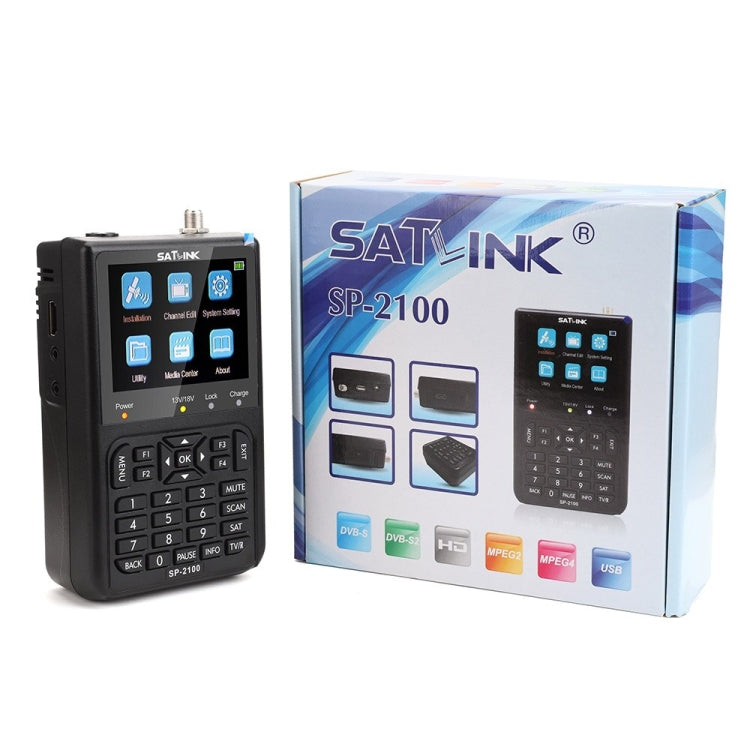 SATLINK SP-2100 HD Finder Meter Handheld Satellite Meter(US Plug) -  by SATLINK | Online Shopping UK | buy2fix