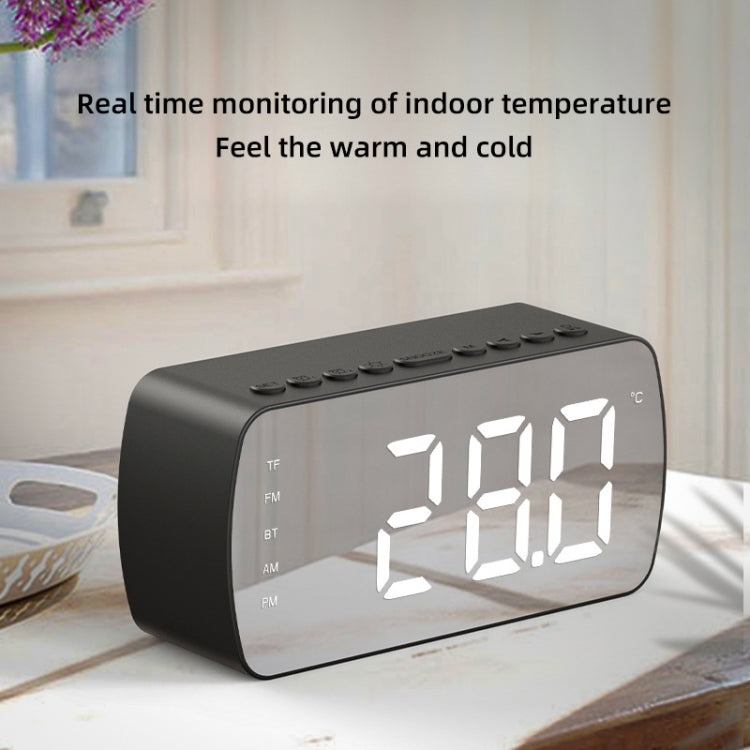 Q5 Outdoor Portable Card Bluetooth Speaker Small Clock Radio, Color: White 1400mAh - Mini Speaker by buy2fix | Online Shopping UK | buy2fix