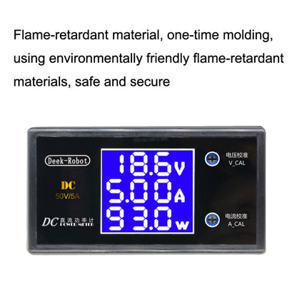 Deek-Robot X12872 100V 10A Digital 250W Power Meter Digital Display Multi-function Detector Voltmeter - Current & Voltage Tester by buy2fix | Online Shopping UK | buy2fix