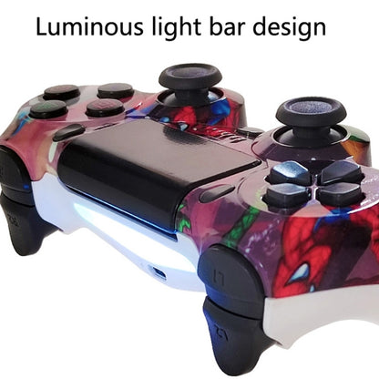 For PS4 Wireless Bluetooth Game Controller With Light Strip Dual Vibration Game Handle(Lightning) - Gamepads by buy2fix | Online Shopping UK | buy2fix