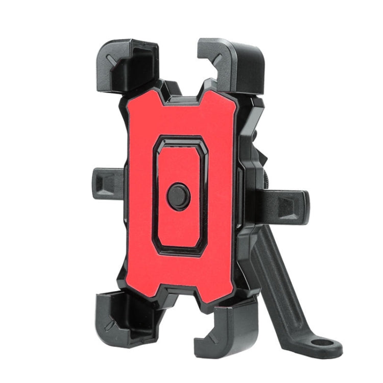 Electric Bike Motorcycle Bicycle Riding Shockproof Navigation Bracket, Color: Red For Rearview Mirror - Holders by buy2fix | Online Shopping UK | buy2fix