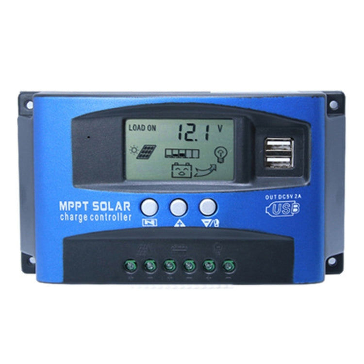 YCX-003 30-100A Solar Charging Controller with LED Screen & Dual USB Port Smart MPPT Charger, Model: 12/24/36/48/60V 100A - Others by buy2fix | Online Shopping UK | buy2fix