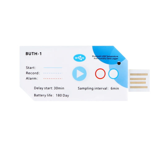 Temp013 Temperature Humidity Bluetooth APP Connect Medical Warehouse Cold Chain Transport USB Data Recorder - Thermostat & Thermometer by buy2fix | Online Shopping UK | buy2fix