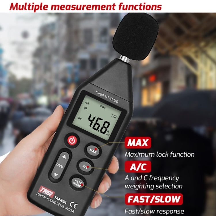 TASI TA8152A Noise Measurement Sound Decibel Meter - Light & Sound Meter by TASI | Online Shopping UK | buy2fix