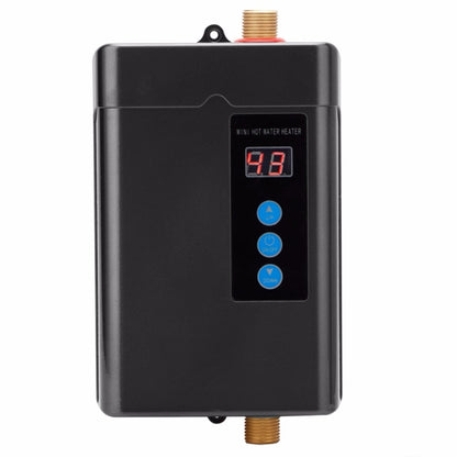 UK Plug 3000W  Electric Water Heater With Remote Control Adjustable Temperate(Black) - Water Heaters & Parts by buy2fix | Online Shopping UK | buy2fix