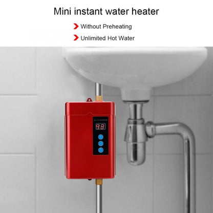 EU Plug 4000W Electric Water Heater With Remote Control Adjustable Temperate(Black) - Water Heaters & Parts by buy2fix | Online Shopping UK | buy2fix