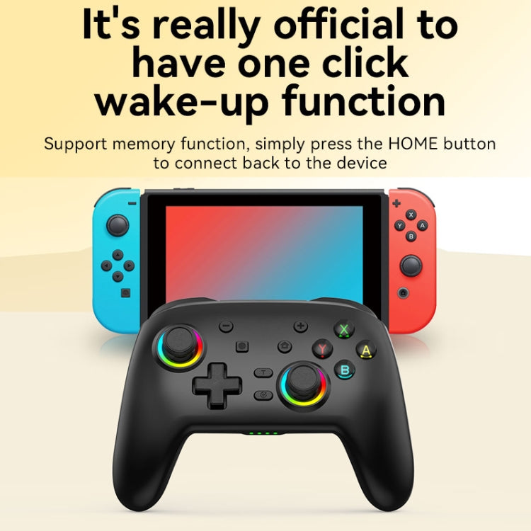 Wireless Bluetooth Somatosensory Vibration Gamepad for Nintendo Switch/Switch PRO, Color: Black - Gamepads by buy2fix | Online Shopping UK | buy2fix