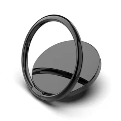 Full Metal Bracket 360 Degree Rotating Magnetic Phone Ring Buckle(Black) - Ring Holder by buy2fix | Online Shopping UK | buy2fix