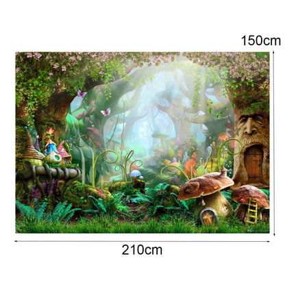 150 x 210cm Fantasy Forest Photography Background Cloth Cartoon Kids Party Decoration Backdrop(605) -  by buy2fix | Online Shopping UK | buy2fix