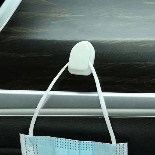 Mini Car Front Row Central Control Convenient Self-adhesive Hook, Color: White - Car Holders by buy2fix | Online Shopping UK | buy2fix