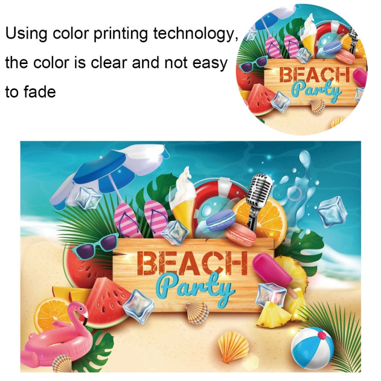 80x120cm Summer Pool Party Decoration Backdrop Swimming Ring Photography Background Cloth(12900866) -  by buy2fix | Online Shopping UK | buy2fix