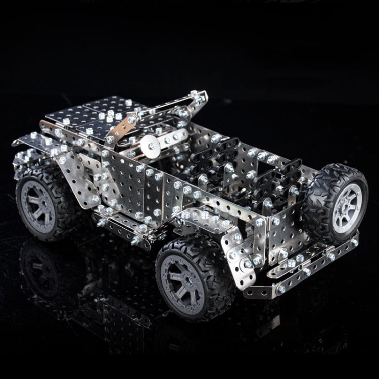 Assembly Off-Road Vehicle Intelligence Manual Assembly Toy Machinery Building Metal Model - Building Blocks by buy2fix | Online Shopping UK | buy2fix