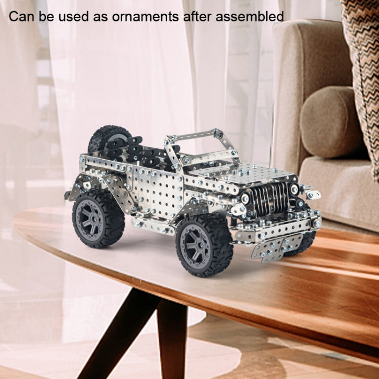 Assembly Off-Road Vehicle Intelligence Manual Assembly Toy Machinery Building Metal Model - Building Blocks by buy2fix | Online Shopping UK | buy2fix