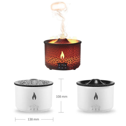 Volcanic Essential Oil Aroma Diffuser Ultrasonic Air Humidifier, Model: Full Split Remote Control(US Plug) - Air Purifiers & Accessories by buy2fix | Online Shopping UK | buy2fix