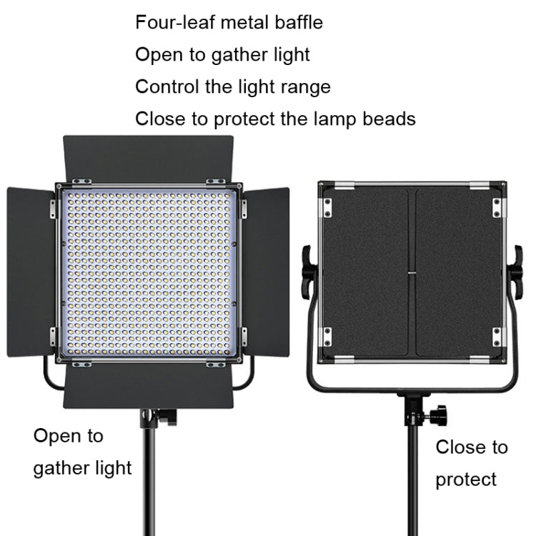 Pixel P45C RGB Dual Color Temperature Fill Light Live Photography Portable Outdoors 80W Square Soft Light(Single Lamp With Baffle+AU Plug Adapter) -  by Pixel | Online Shopping UK | buy2fix