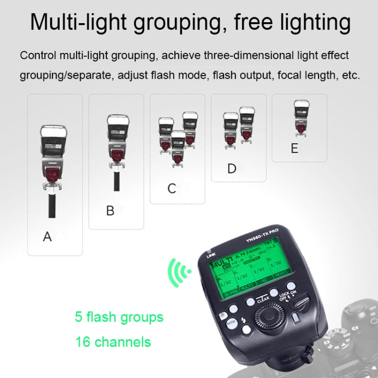 For Nikon YONGNUO YN560-TX Pro High-speed Synchronous TTL Trigger Wireless Flash Trigger - Wireless Flash Trigger by YONGNUO | Online Shopping UK | buy2fix