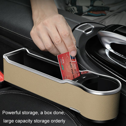 Car Seat Gap Storage Box Multifunctional Mobile Phone USB Charger, Color: QC3.0 Black - Stowing Tidying by buy2fix | Online Shopping UK | buy2fix