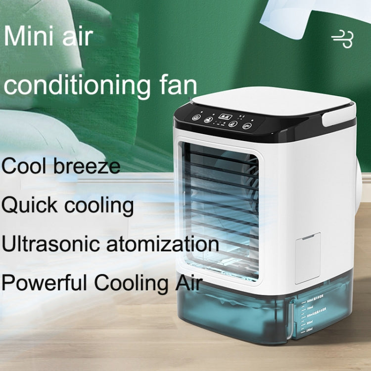 Desktop Mini Cold Air Fan Home Humidifier Dual Spray Air Conditioning Fan Without Plug - Electric Fans by buy2fix | Online Shopping UK | buy2fix