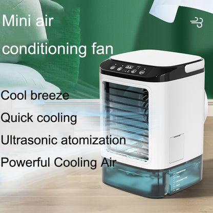 Desktop Mini Cold Air Fan Home Humidifier Dual Spray Air Conditioning Fan Without Plug - Electric Fans by buy2fix | Online Shopping UK | buy2fix