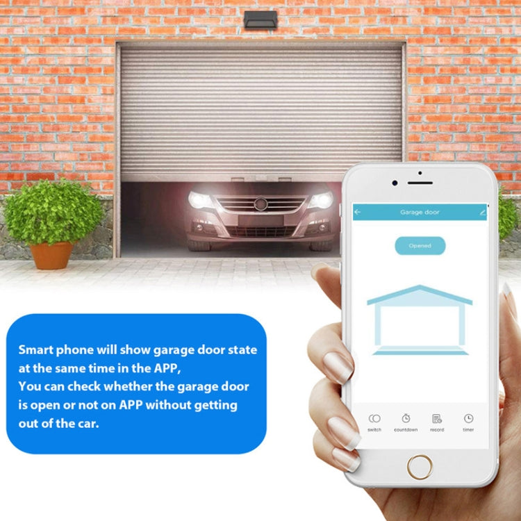 Tuya APP Remote Control WIFI Smart Garage Door Controller, Specification: UK Plug - Smart Switch by Tuya | Online Shopping UK | buy2fix