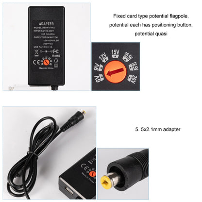 65W 6-20V Adjustable 3A DC Power Adapter Charger, Specification: AU Plug - Universal Power Adapter by buy2fix | Online Shopping UK | buy2fix