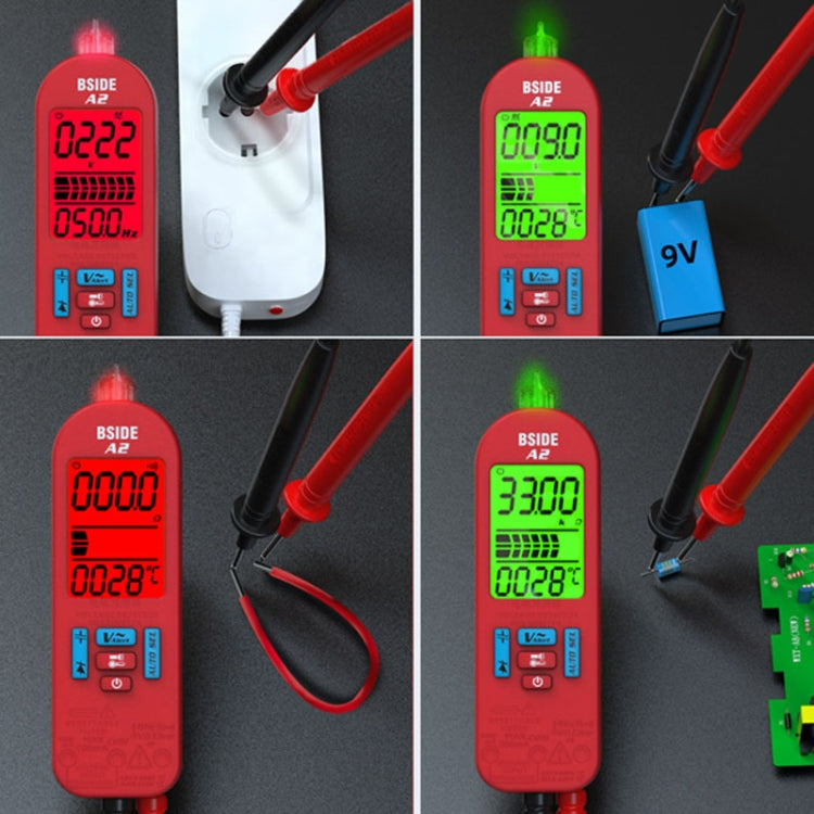 BSIDE A2 Charging Model Mini Digital Auto-Ranging Pencil Multimeter, Specification: With Tool Pack - Digital Multimeter by BSIDE | Online Shopping UK | buy2fix