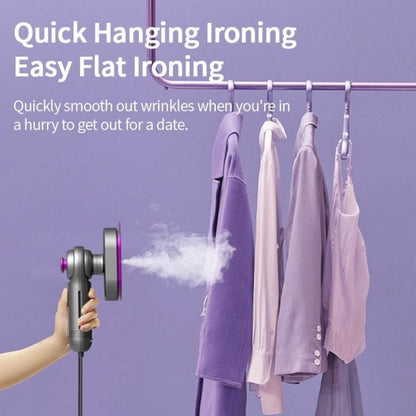 30W Mini Steamer Rotary Folding Iron Insulation Anti-Scald Garment EU Plug(Grey) - Garment Steamer by buy2fix | Online Shopping UK | buy2fix