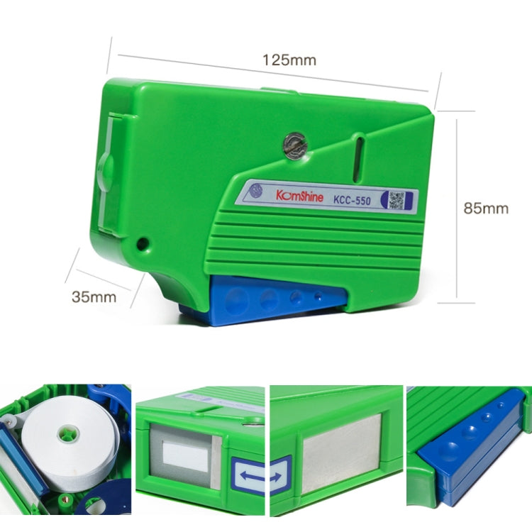 Komshine Handheld Cassette Fiber Optic Cleaning Box, Model: KCC-550 - Lan Cable and Tools by Komshine | Online Shopping UK | buy2fix