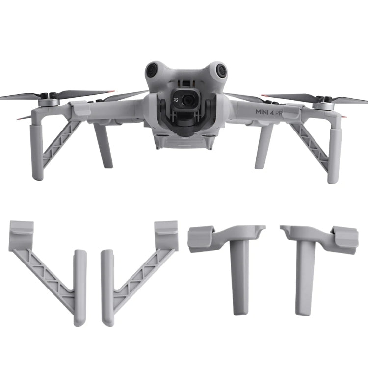 For DJI Mini 4 Pro Drone BRDRC Landing Gear Increased Height Leg(Gray) - Holder Series by BRDRC | Online Shopping UK | buy2fix